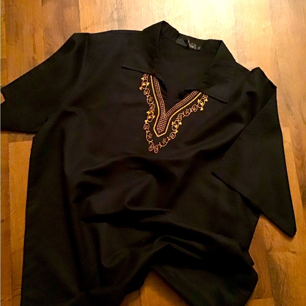 Men’s 247 Inc Linen pull over shirt